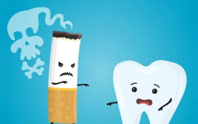 How does smoking destory teeth?